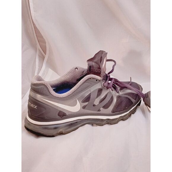 Nike Air Max 2012 Womens Athletic Running Shoes Size 9 Gray White 487679-010 - Picture 2 of 9